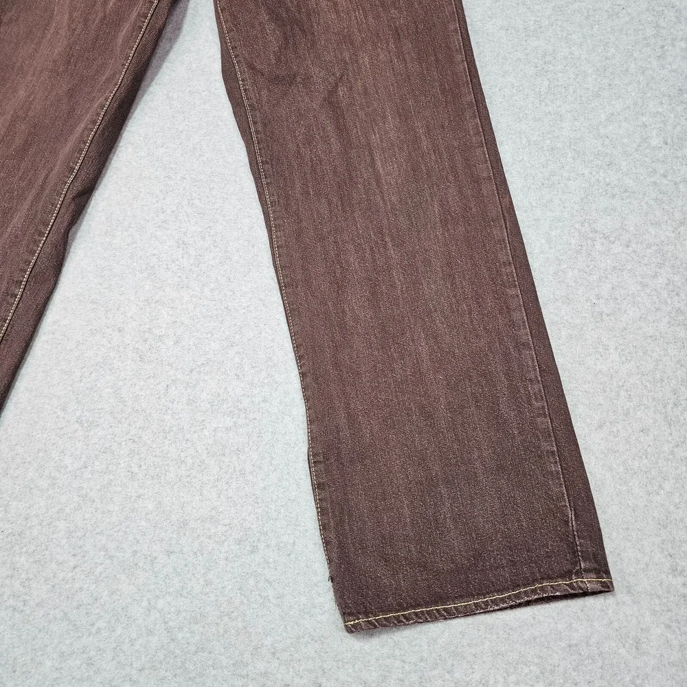 LRG‎ Lifted Research Group Mens Jeans 34x32 Blue Denim Grass Roots Straight Fit